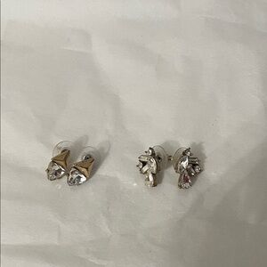 J. Crew Factory Gold and Silver Earrings Set